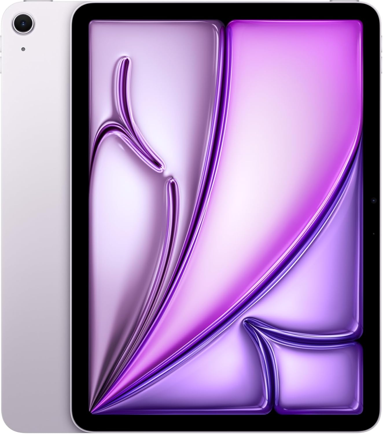 آبل آيباد إير 11 بوصة (شريحة M3) - أداء فائق مع Apple Intelligence، سعة 128GB، واي فاي 6E، لون أرجواني مذهل.