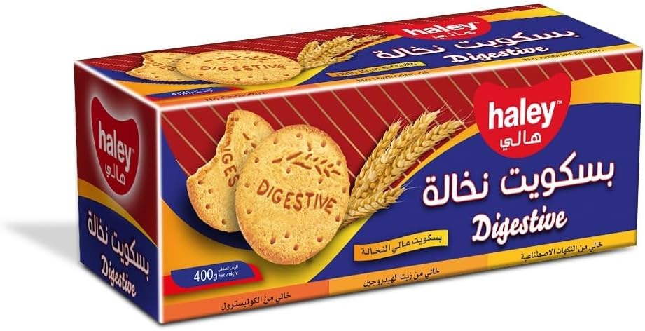 بسكويت دايجستيف من هايلي - طعم كلاسيكي وقرمشة مثالية، 400 جم