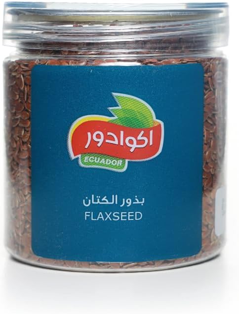 بذور الكتان الطبيعية من اكوادور - جودة عالية، غنية بأوميغا 3 والألياف، 200 جم