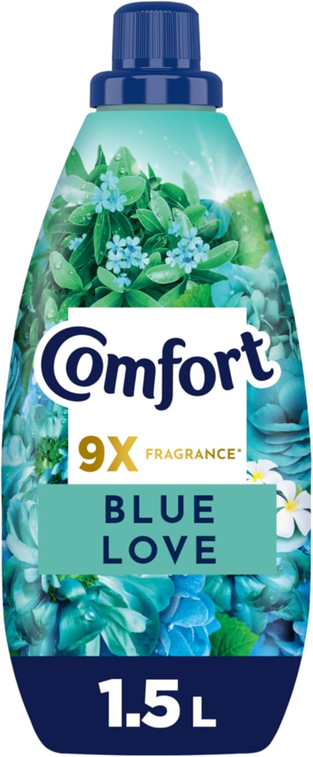منعم أقمشة كومفورت المركز (Comfort) - رائحة العشق الأزرق (Blue Love) - تركيبة تدوم 9 مرات أكثر - 1.5 لتر