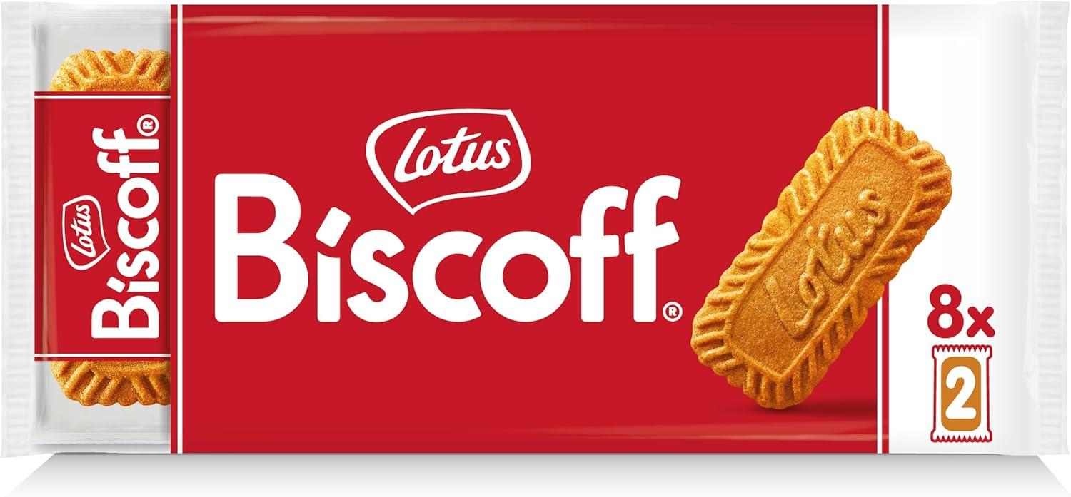 بسكويت لوتس بيسكوف (Lotus Biscoff) بنكهة الكراميل المميزة - 124 جرام - طعم لا يُقاوم