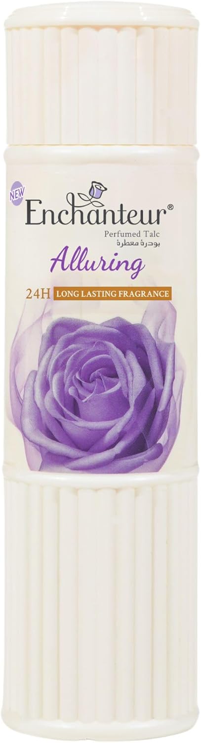 بودرة تلك إكسشانتور (Enchanteur) - بودرة معطرة بنسمات مغرية - 125 جرام - لنعومة وانتعاش يدوم طويلاً