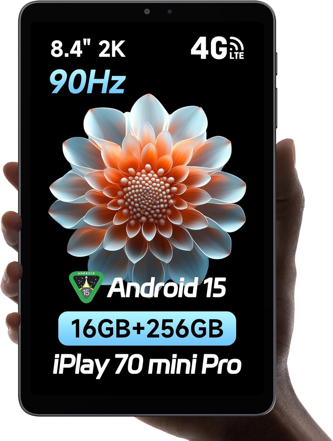 تابلت ALLDOCUBE الذكي 8.4 بوصة - أندرويد 15، ذاكرة 16GB، وسعة 256GB