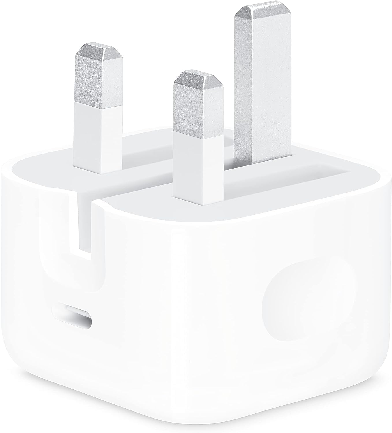 محول طاقة (شاحن) أبل (Apple) الأصلي – منفذ USB-C بقدرة 20 واط – تصميم مدمج ومثالي للشحن السريع