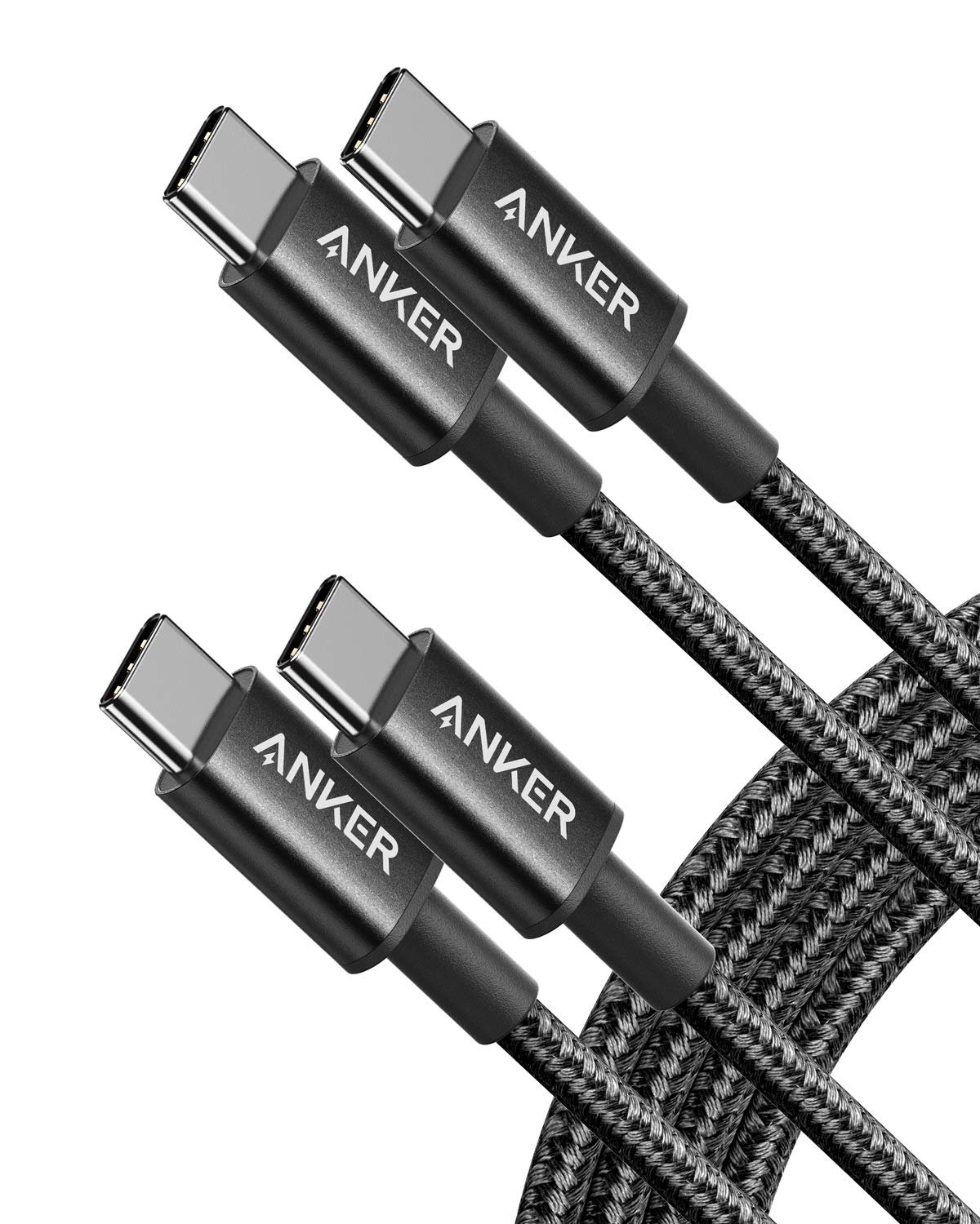 كابل أنكر (Anker) للشحن السريع – طول 6 قدم (1.8 متر) – متوافق مع أجهزة USB-C (جالاكسي S24/S23، آيفون 16/15، بيكسل، والمزيد) – متانة عالية وأداء موثوق