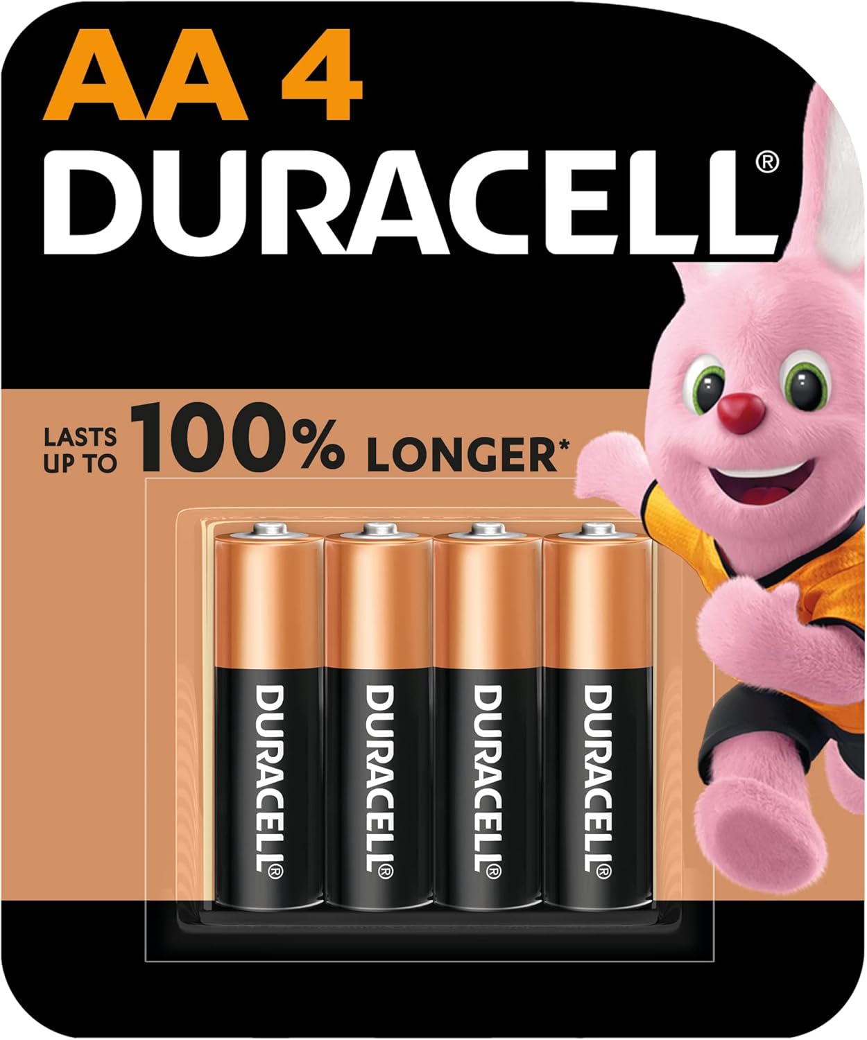 بطاريات دوراسيل (Duracell) القلوية AA – نوع بلس باور (Plus Power) – عبوة 4 قطع – طاقة طويلة الأمد وموثوقة (موديل 32008)
