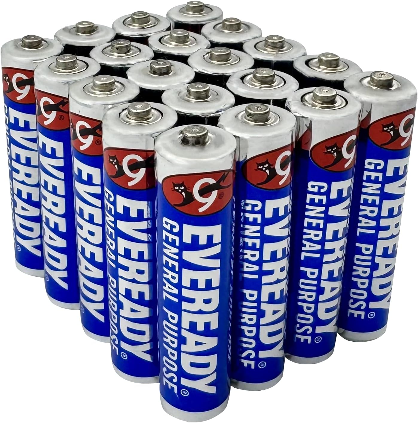 بطاريات إيفريدي (Eveready) "سوبر هيفي ديوتي" – مقاس AAA – طاقة موثوقة لأجهزة التحكم (الريموت) – عبوة اقتصادية (20 قطعة: 15+5 مجاناً)