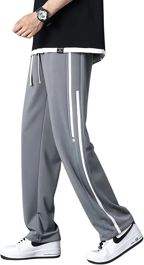 سروال رياضي سادة للرجال من ليميو – راحة فائقة وتصميم كلاسيكي (مقاس 34-35)